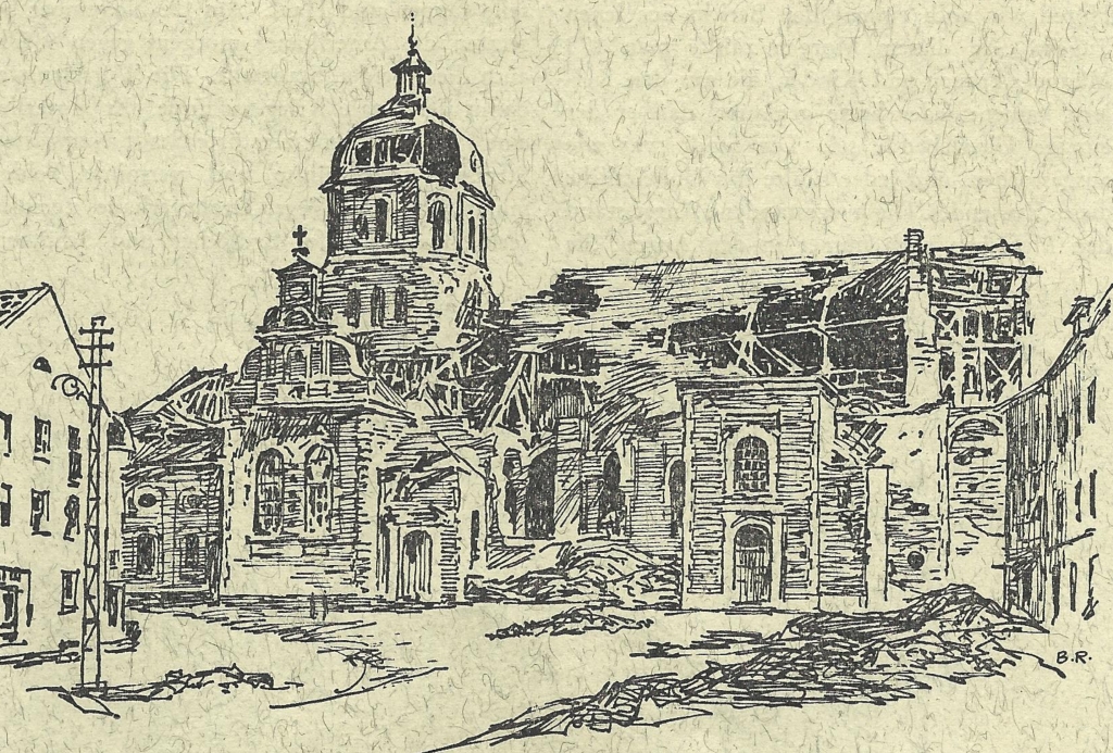 Pfarrkirche St. Sebastian nach dem zweiten Weltkrieg